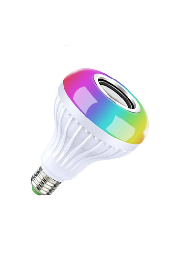 OEM Bec led cu difuzor, Bluetooth 4.2, telecomanda, difuzor 12W, culori RGB, dulie normala