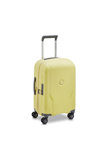 Delsey Clavel 55cm 4 Double-Wheeled Luggage Trolley (Recycled Material) - Pale Yellow