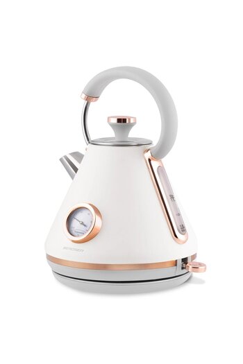 Berdsen Electric kettle, non-slip surface, illuminated switch, white, 29 x 21 x 24 cm