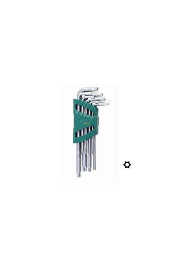 SATA L-shaped torx key set, TX10-TX50, 9 pieces