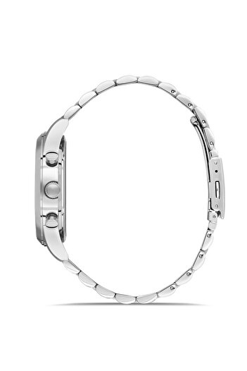 RMS Zeitmeister Rms.1.Ag1163.08 All Functions Steel Band with Active Crystal Glass Steel Case 5 Atm S