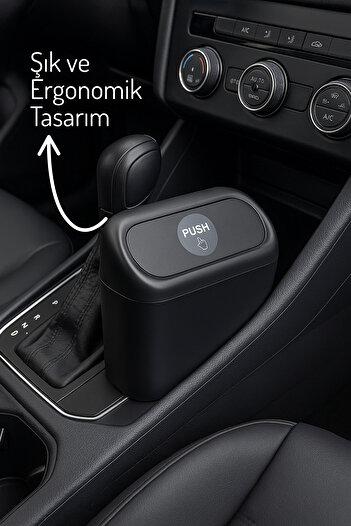Nandy Home Car Interior Trash Can, Trash Can Suitable for All Vehicles