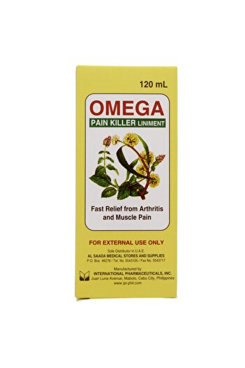 International Pharmaceutical OMEGA PAIN KILLER LINIMENT 120ML