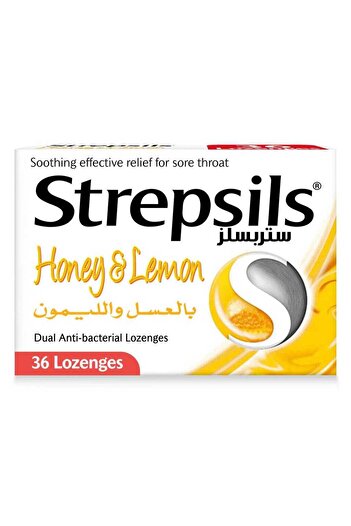 Reckitt Benckiser STREPSILS HONEY & LEMON 36S