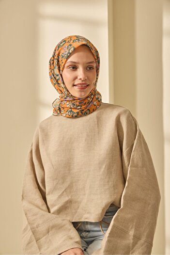 Silk Home Mine Pattern Soft Cotton Scarf
