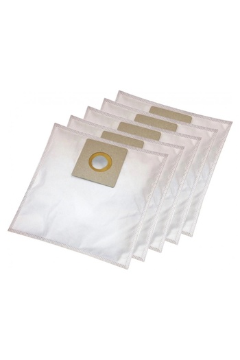 ECG EC10S vacuum cleaner bag set, 5 pieces plus universal microfilter