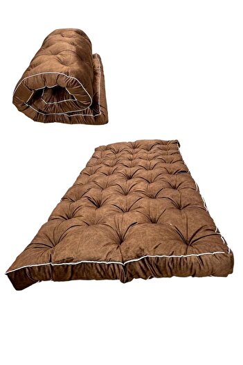Gerenic Luxury cotton mattress and coverlet with ideal dimensions (180 cm x 90 cm x 10 cm) for home, camps and rest houses
