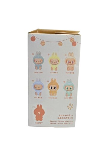 Pop Mart Promotional Pack: Plush Toy LaBubu, Pop Mart, 18 cm, multicolor + Surprise Figurine Angel Hippers Ba