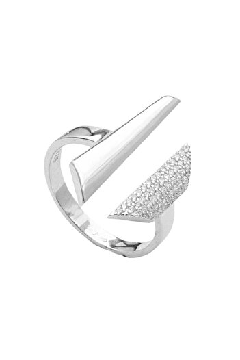 Bijuteria SORELLY Inel Argint Half Cut cu Pietre Albe 20