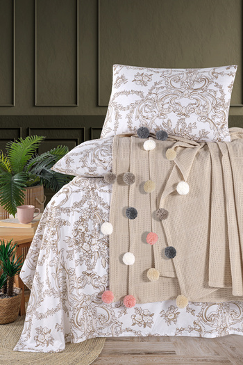 PAMUK DÜNYAM HOME Pike Set / Double / Soho Pompom Pike Set