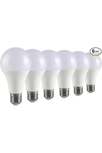 Waite Payging 12 WATT White bulb, CT7500K (6pcs Pack) Life time 20,000h suitable for all places,3 Years Warranty