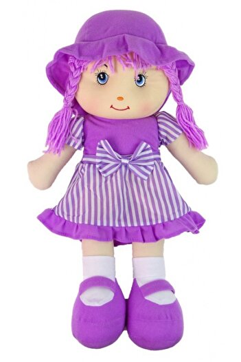 REBELS Textile Doll for Hugging – Purple Striped, 50 cm