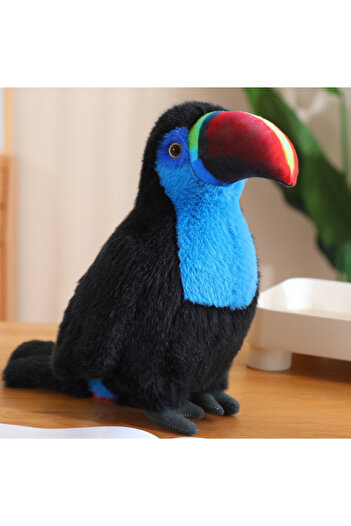 REBELS Blue Toucan Plush Mascot – Soft and Cuddly Toy, 40 cm