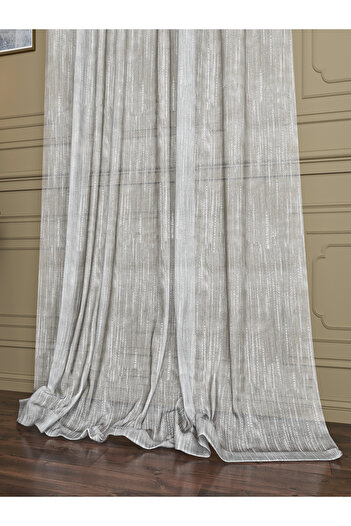 OnyxHome Bamboo Slub Tulle Curtain