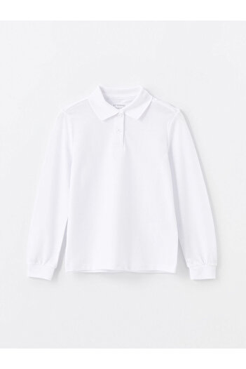 LC Waikiki Polo Neck Basic Girl's T-Shirt