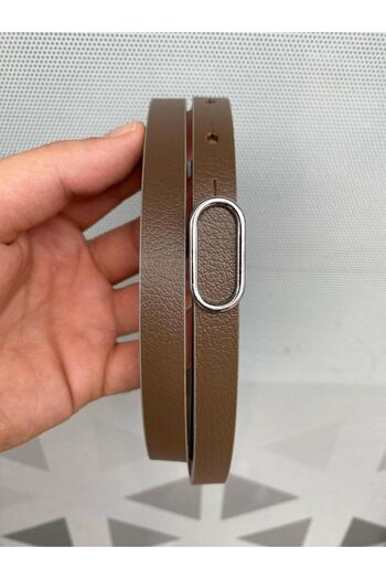 Kemerix 100% Genuine Leather Thin Women's Belt