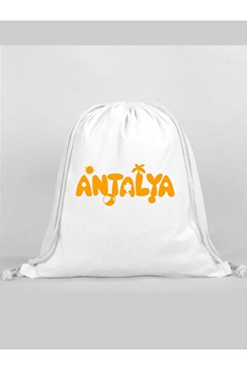 Özcan Tasarım Antalya Printed Backpack - Drawstring Sports Bag