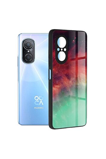 OEM Husă de telefon pentru Nova 9 SE, policarbonat, Fiery Ocean