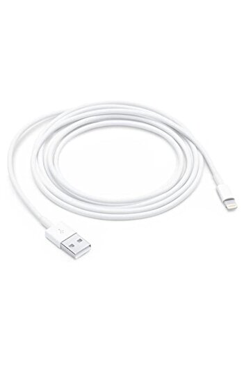 OEM Phone charging cable with Lightning compatible connector, 3m length, White