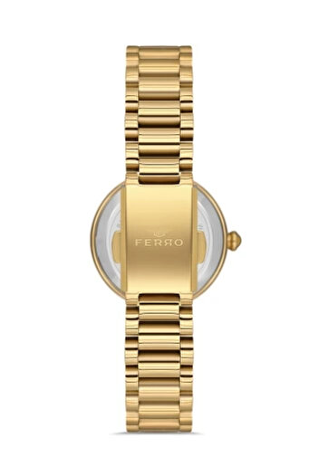 FERRO Yellow Steel Cord Women Wristwatch Fl21493A-B6 3Atm Waterproof with 2 Years Warranty Giftpacked