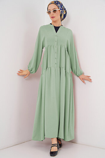Merterium Γυναικείο Μακρύ Φόρεμα Hijab E.Green 1127