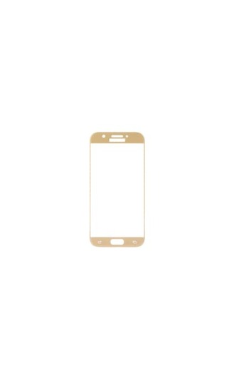 Bibilel Tempered Glass Screen Protector for Samsung Galaxy S6/S7, 9D, Gold