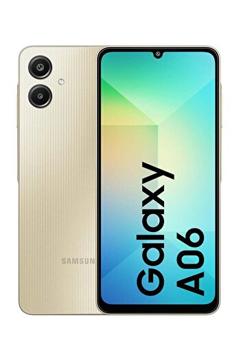 Samsung Galaxy A06 4G Dual SIM Gold 6GB RAM 128GB - Middle East Version