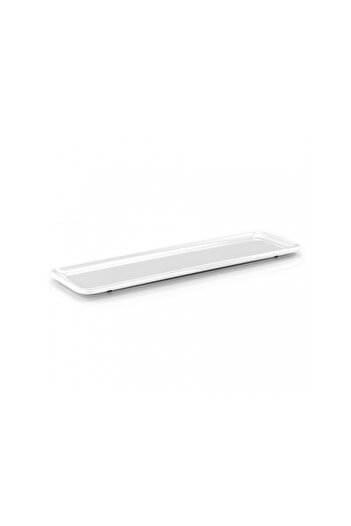Tria Unbreakable 2/4 Open Buffet Tray 2 Pieces 16,2X53 cm White Tr533W