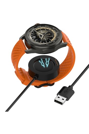 Stef's Cat Wireless Charger for Xiaom Watch S4 Sport, USB, T90, Polycarbonate, Black