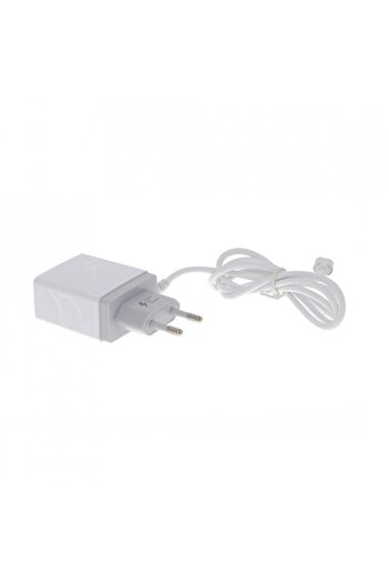 Bibilel Încărcător de rețea cu cablu compatibil pentru iPhone și 3 porturi USB, 5,1 A, 100 V - 240 V, alb