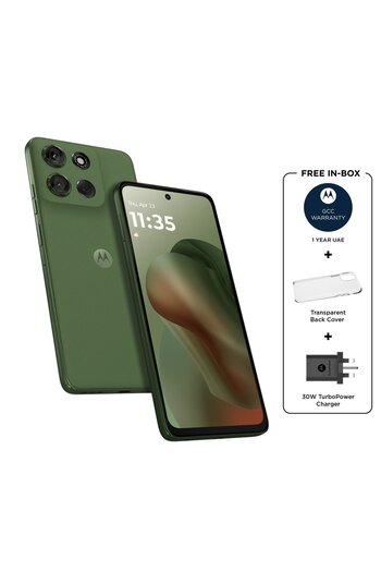 Motorola G56 5G Smartphone, 12 GB RAM, 256 GB Storage, Dill Green
