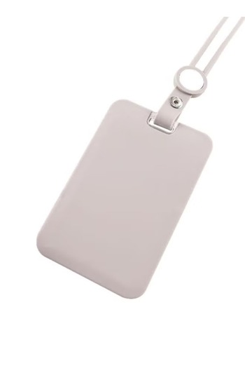 Roco Lanyard ID Holder with Silicone String Grey