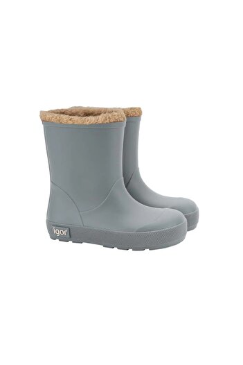 IGOR Yogi Borreguito Unisex Children's Green Fur Rain Boots