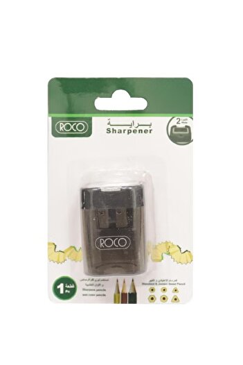 Roco 2-Hole Pocket Sharpener – Compact & Dual-Sized