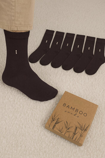 Loule 6 Pieces Boxed Men's Bamboo Socks Ll.Br2278.001