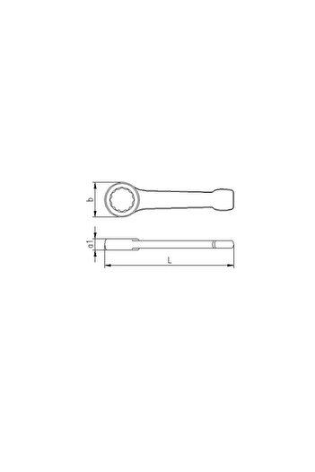 İzeltaş 0750 Star Fastening Key 46 mm