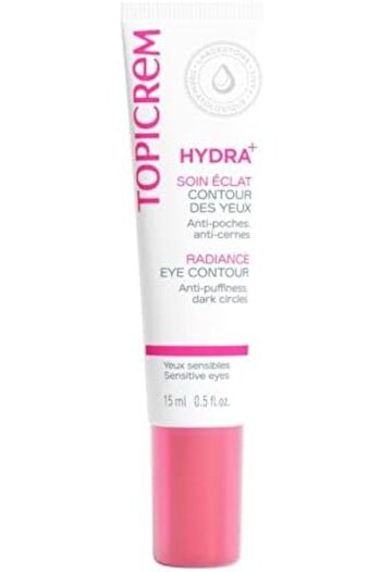 Topicrem Eye Cream for 24-Hour Hydration and Dark Circle Reduction