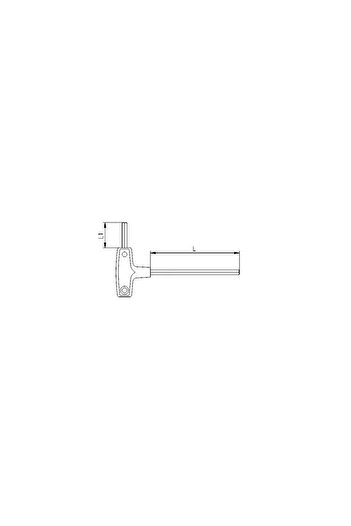 İzeltaş 4920 T Type Allen Key 5 mm