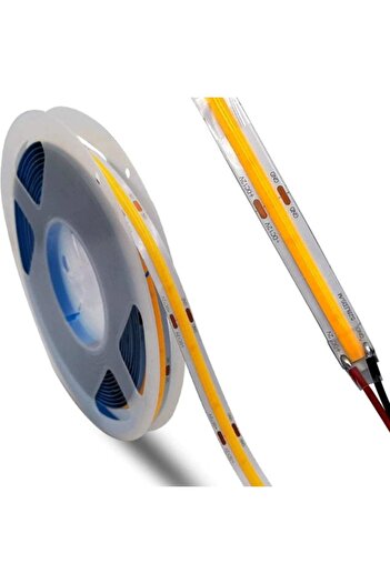 OEM Banda LED Cob 240Led/ML 220V, 10W/m, 8mm, 10m, Lumina Rece 6000K