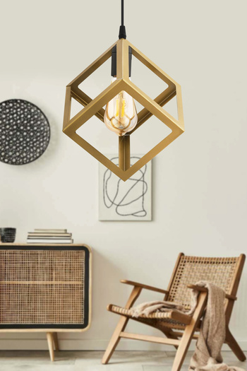 LUMINZO Luiza 24 cm Vintage Modern Avize Sarkıt Salon Mutfak Kuaför Cafe Lamba Dekoratif Aydınlatma
