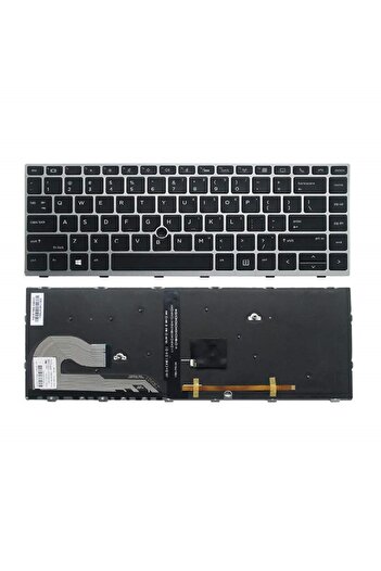 OEM Tastatura laptop HP Elitebook 745 840 846 G5 G6 pointer silver iluminata