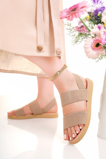 Modafırsat Women's Daily Sandals Orthopedic Stylish Slippers Sandals