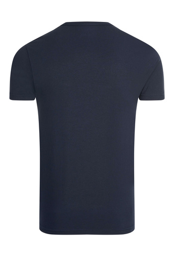 Emporio Armani Rundhals T-Shirt für Herren in blau