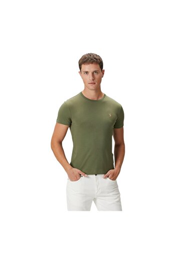 Polo Ralph Lauren 100% Cotton Men's Khaki T-Shirt