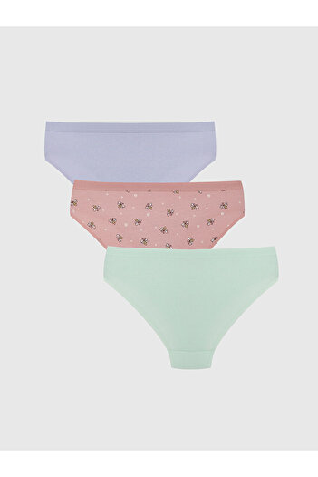 LC Waikiki Chiloți de bikini imprimați, pachet de 3