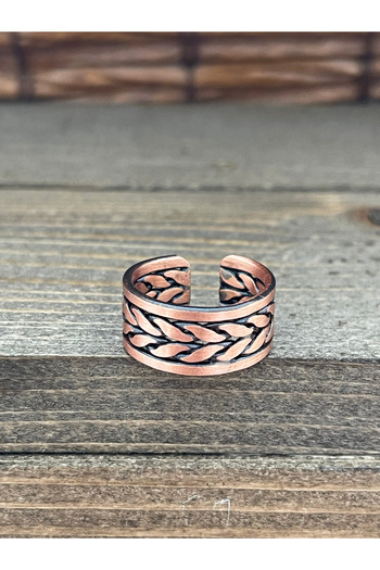 Rupen Kraft Adjustable Size Pure Copper Ring