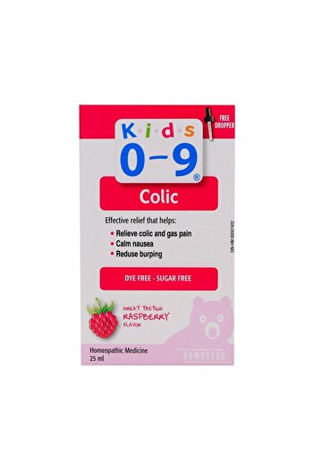 Homeocan Kids Colic Relief Raspberry Flavor (0-9 Years) 25Ml