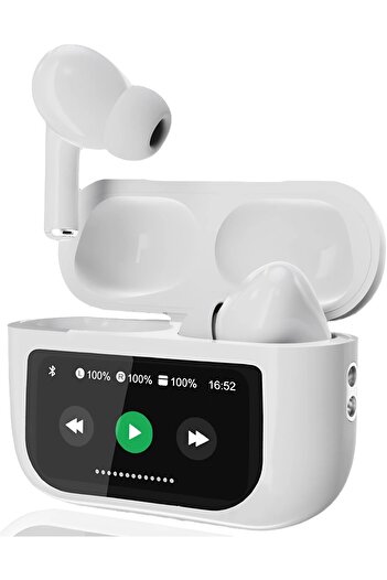 D&K WONDER Casti In Ear True Wireless Bluetooth 5.3 ANC, Display Digital, Asistent Vocal, Microfon, Touch
