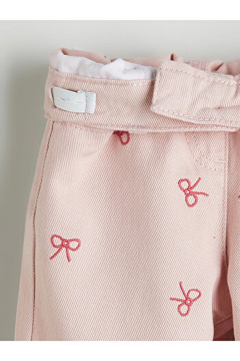 LC Waikiki Lcw Kids Pink Elastic Waist Girls' Trousers