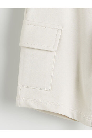 LC Waikiki Create Your Style with Uzg Store |   Boys' Cargo Shorts with Elastic Waistband